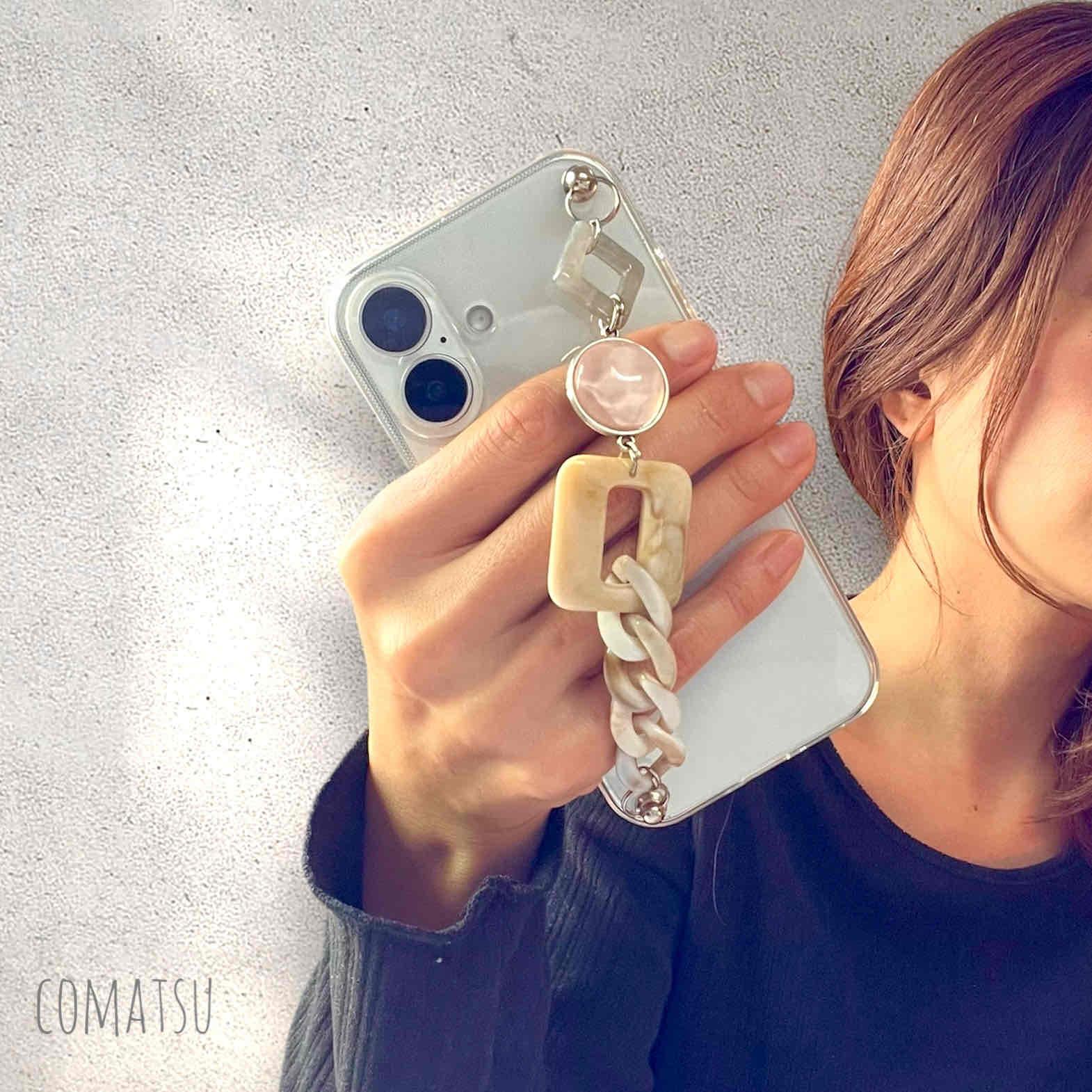 PaleColor ハンドホルダースマホケース 落下防止ベルトストラップ付きスマホカバー | 4枚目